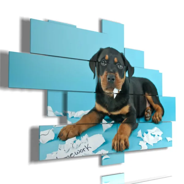 Modern dog paintings