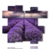 paintings with lavender flowers in a reflected sky - version: 14 pannelli 176x153cm