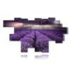 paintings with lavender flowers in a reflected sky - version: 20 pannelli 276x152cm