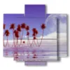 painting of sea fantasy photos - version: 5 pannelli 89x85cm