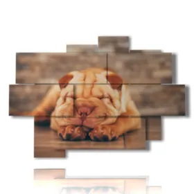 Gemälde eines Hundes