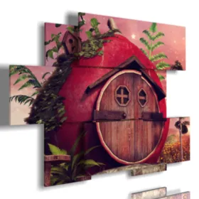 a picture with fantasy images for children