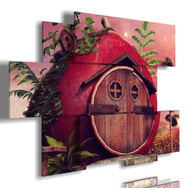 a picture with fantasy images for children