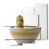paintings animals children duckling in the cup - version: 5 pannelli 106x98cm