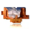 tableau avec photos de paysages a monument valley - version: 12 pannelli 206x119cm