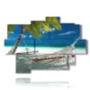 tableau plage maldives - version: 9 pannelli 164x114cm