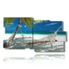 quadro spiaggia maldive - version: 10 pannelli 183x100cm