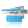 quadro con dipinto al mare seycelles - version: 7 pannelli 173x108cm