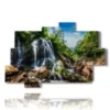 bilder wasserfall in den felsen - version: 10 pannelli 173x114cm