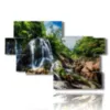 tableaux cascade dans les rochers - version: 10 pannelli 176x119cm
