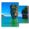 cuadros con vistas al mar tailandia en phuket - version: 4 pannelli 91x85cm