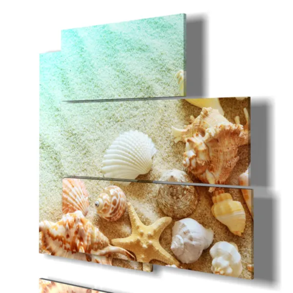 impresión con paisaje marino