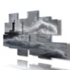 Drucke Meer Sturm