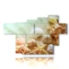 tableau avec peinture marine en coquillages - version: 7 pannelli 173x108cm