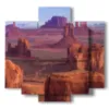 bild einer landschaft in arizona - version: 5 pannelli 89x85cm