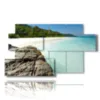 modern sea paintings koh tachai white sand beach tropical paradise thailand - version: 7 pannelli 157x90cm