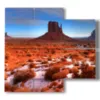 quadro con paesaggio monument valley arizona - version: 4 pannelli 91x85cm