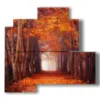 quadro foresta autunnale - version: 4 pannelli 83x78cm