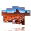 quadro con paesaggio monument valley arizona - version: 6 pannelli 136x91cm