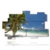 quadro palme nella spiaggia - version: 11 pannelli 182x115cm
