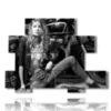 modern paintings women and engines - version: 10 pannelli 171x127cm