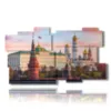 tableau avec photos des eglises de moscou - version: 11 pannelli 184x104cm