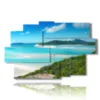 cuadro vista del mar y la playa en el archipielago de whitsunday en australia - version: 9 pannelli 171x108cm