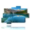 quadri con lago mountain lake baciato dai monti - version: 10 pannelli 173x114cm