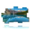 quadri con lago mountain lake baciato dai monti - version: 11 pannelli 182x115cm