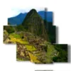 modern landscape painting machu picchu - version: 5 pannelli 104x92cm