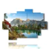 cuadros dolomitas monte lagazuoi - version: 9 pannelli 164x114cm