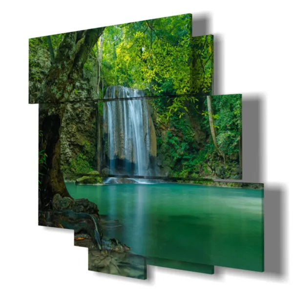 Drucke mit Wasserfällen