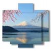 foto quadri montagna monte fuji - version: 5 pannelli 89x85cm