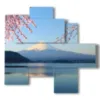 tableaux photo montagne mont fuji - version: 5 pannelli 110x105cm