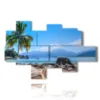 cuadros junto al mar perfect paradise beach playa idilica en ilha grande rio de janeiro - version: 8 pannelli 175x112cm