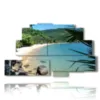 paintings with sea landscapes in rio in brazil - version: 9 pannelli 173x103cm