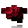 quadri rose rosse - version: 6 pannelli 136x94cm
