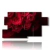 quadri rose rosse - version: 7 pannelli 157x90cm