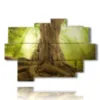 quadro alberi con tronco maestoso - version: 9 pannelli 164x114cm