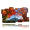 famous mountain paintings mount fuji - version: 11 pannelli 184x104cm