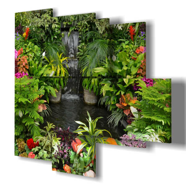 Bunte Moderne Blumenbilder 3d Multilevel Design By Duudaart