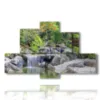 paintings waterfalls in the spectacle of nature - version: 6 pannelli 135x85cm