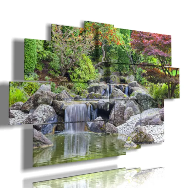 peintures cascades nature