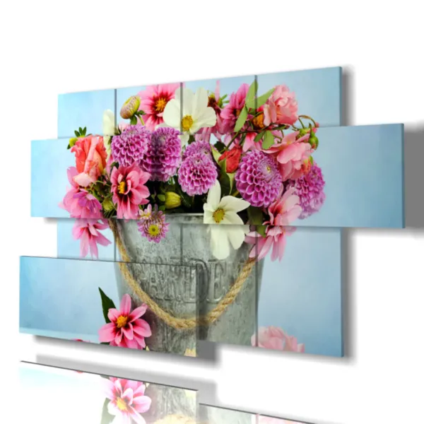 painted with flowers