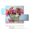 tableaux avec fleurs en pot - version: 5 pannelli 128x85cm