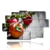 manzanas de cuadro de frutas - version: 9 pannelli 171x108cm