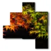 bilder herbstlaub - version: 4 pannelli 103x107cm