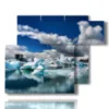quadri inverno con ghiaccio - version: 6 pannelli 122x96cm