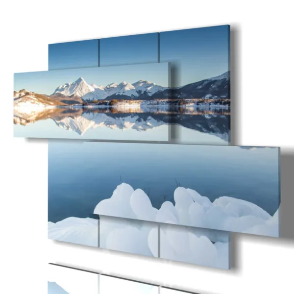 ''landscape snow paintings''