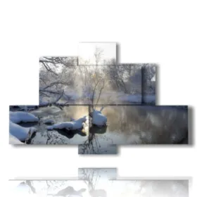 quadri paesaggi invernali